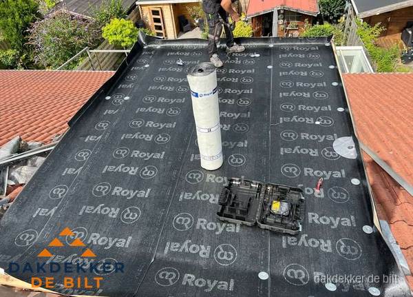 Dakrenovatie met Royal onderdak op plat dak in De Bilt