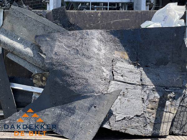 Kosten dakrenovatie: afvoer oud dakmateriaal in De Bilt